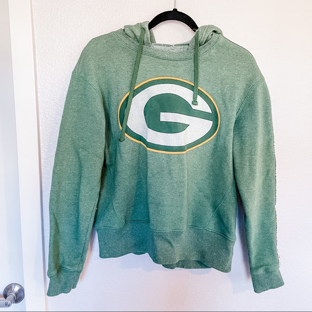 Green Bay Packers Warm Cropped Hoodie